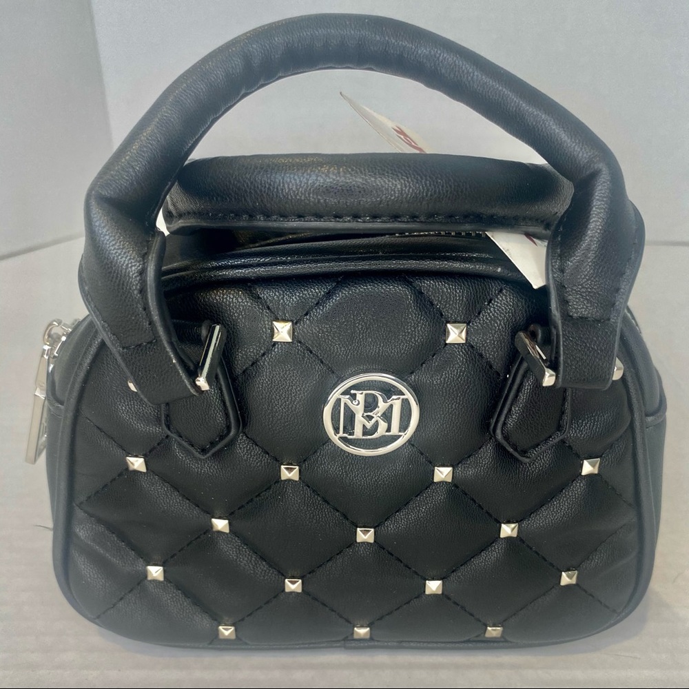 NWT Studio Badgley Mischka Dome Vegan Leather Stud